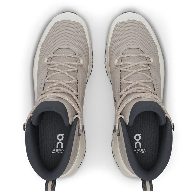 On Running Men's Cloudrock Mid Waterproof in Cinder/Desert-4