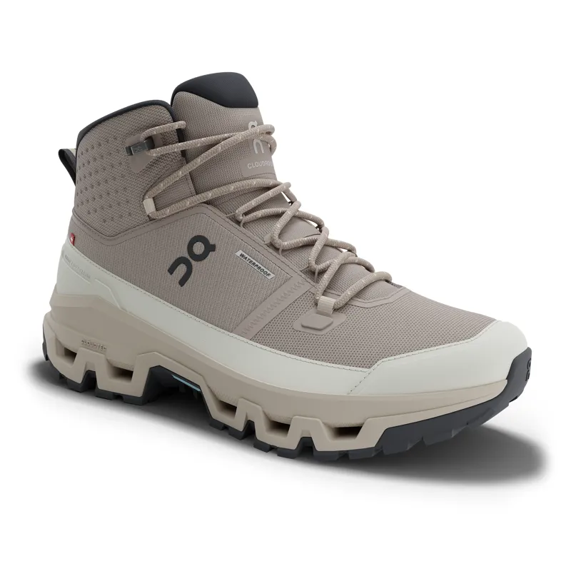 On Running Men's Cloudrock Mid Waterproof in Cinder/Desert-2