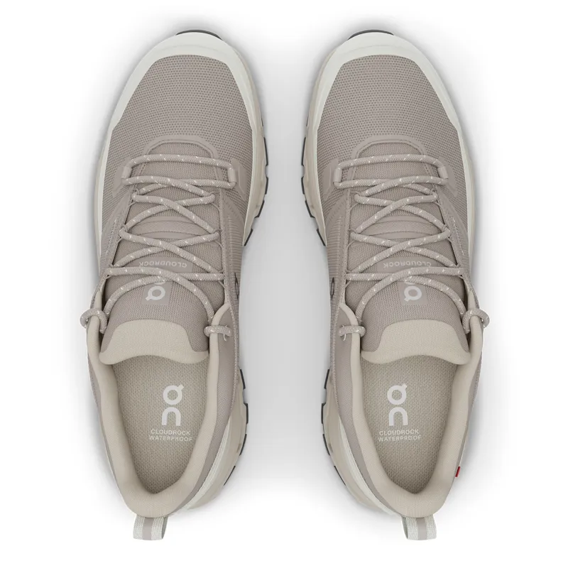 On Running Men's Cloudrock Low Waterproof in Cinder/Fog-4
