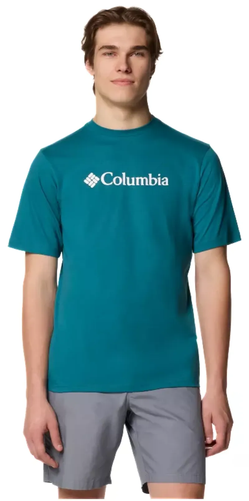 Columbia Men's CSC Basic Logo Tee in River Blue/CSC Branded