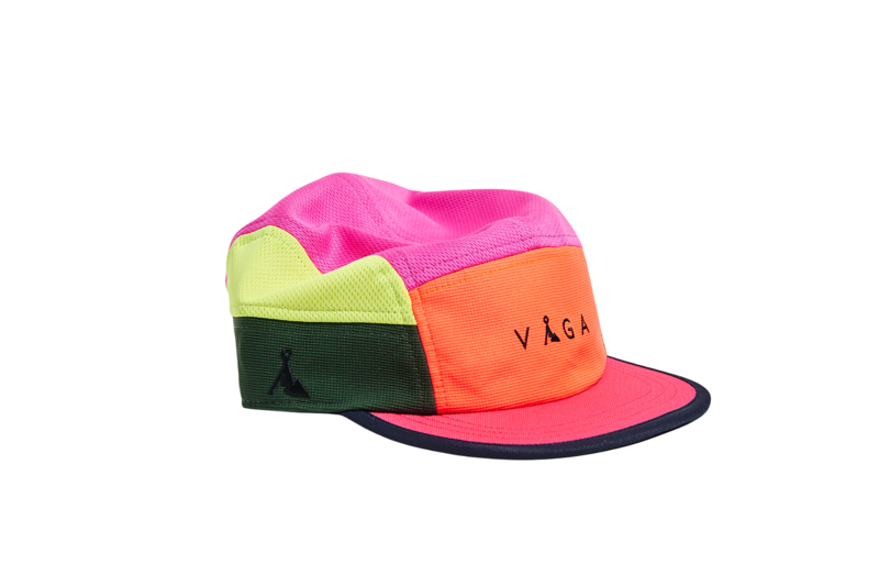 Vaga Club Cap in Neon Yellow/Green/Neon Pink/Navy Blue