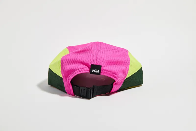 Vaga Club Cap in Neon Yellow/Green/Neon Pink/Navy Blue-2