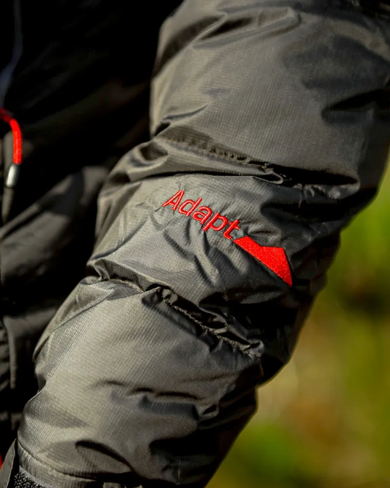 Mountain Equipment Men's Lightline Block Jacket in Graphite/Red Logo-2