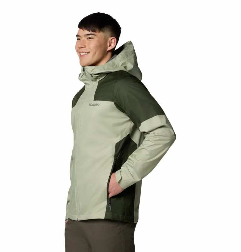 Columbia Men's Inner Limits III Jacket in Safari/Greenscape-1