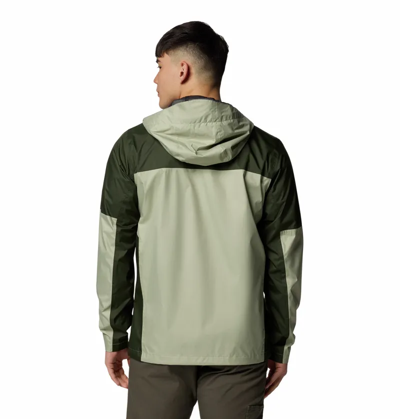 Columbia Men's Inner Limits III Jacket in Safari/Greenscape-2