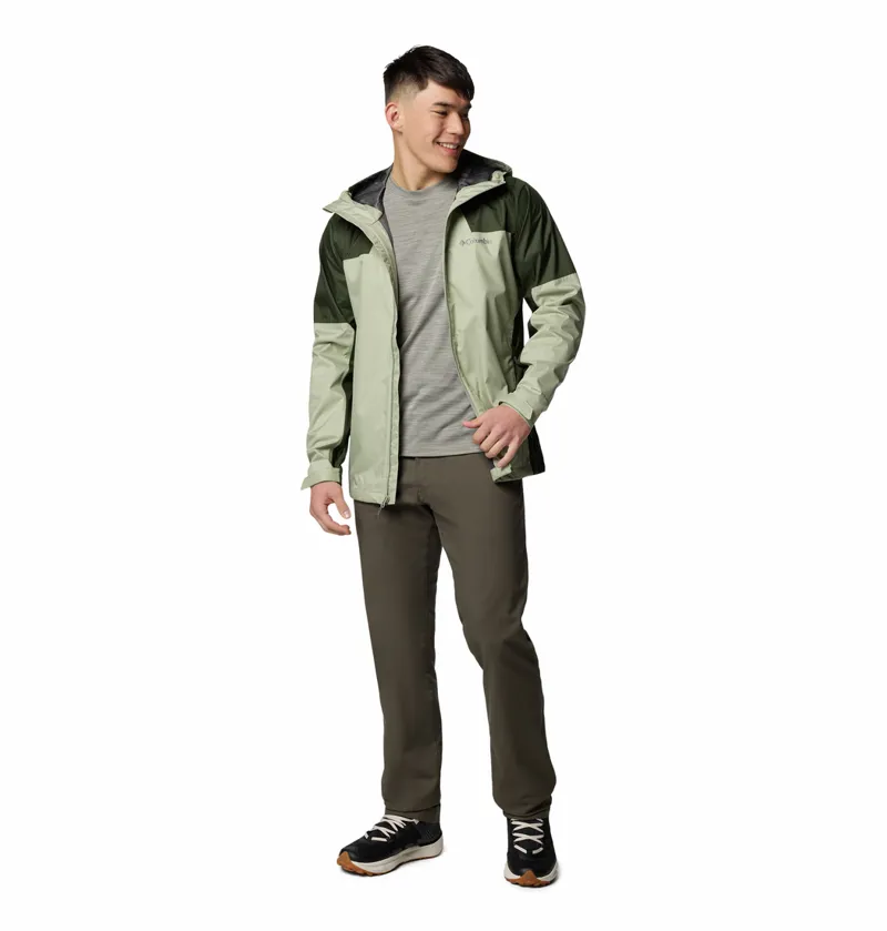 Columbia Men's Inner Limits III Jacket in Safari/Greenscape-6