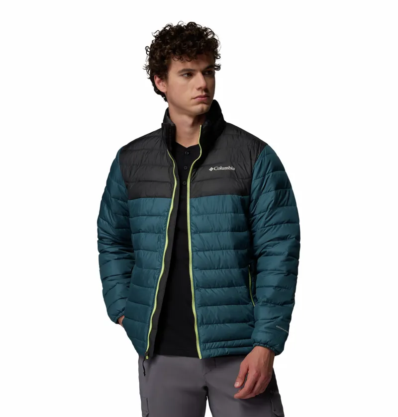 Columbia Men's Powder Lite II Jacket in Everblue/Shark-2