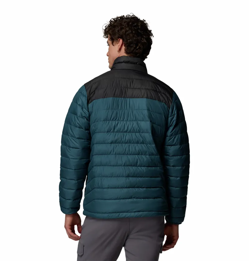 Columbia Men's Powder Lite II Jacket in Everblue/Shark-3