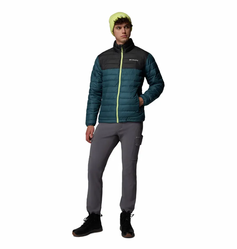 Columbia Men's Powder Lite II Jacket in Everblue/Shark-4