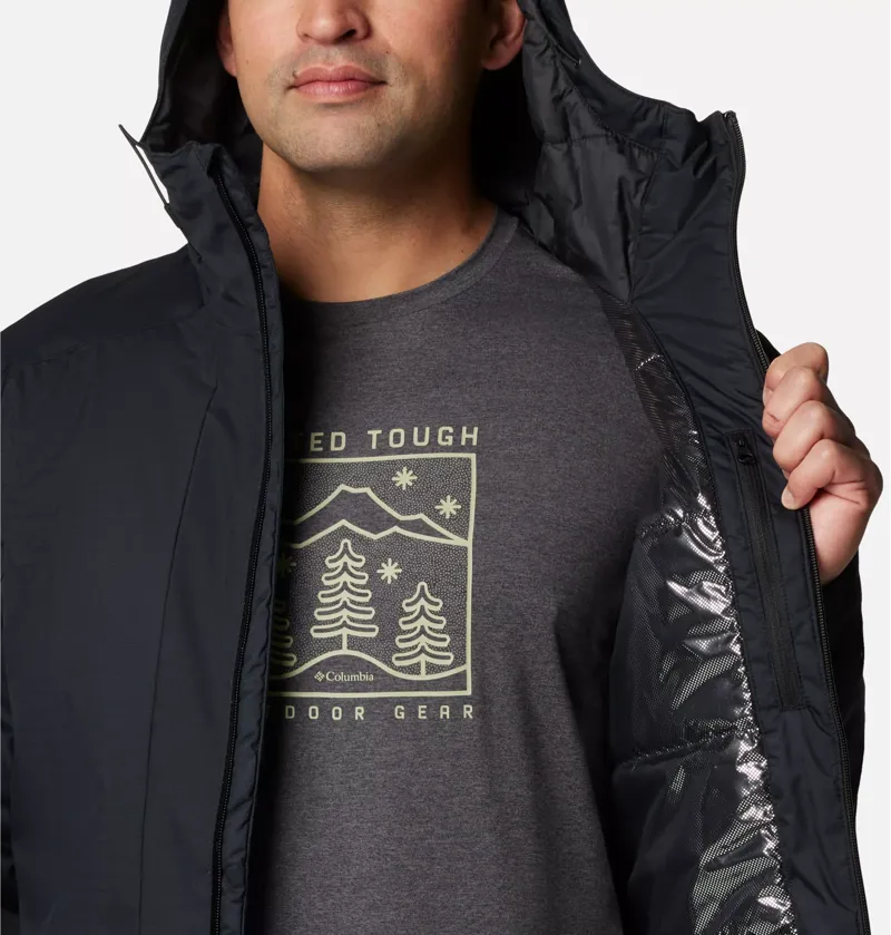 Columbia Men's Point Park II Waterproof Insulated Jacket in Black-4