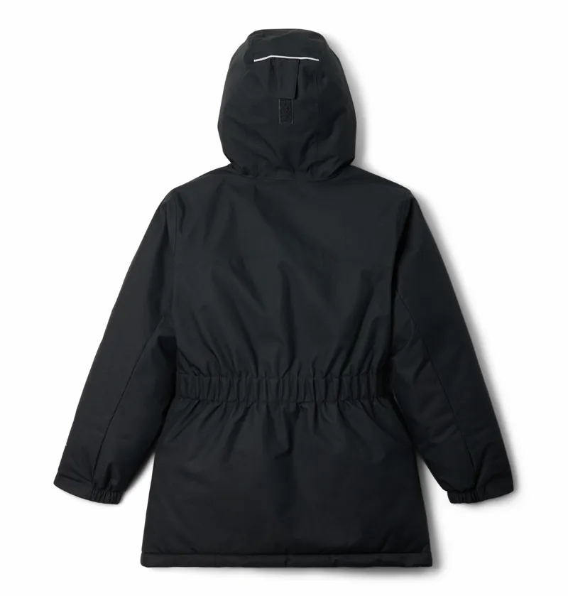 Columbia Girl's Hikebound II Long Insulated Jacket in Black-1
