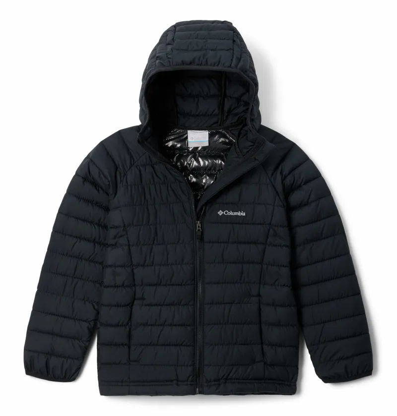 Columbia Kid's Powder Lite II Hooded Jacket in Black