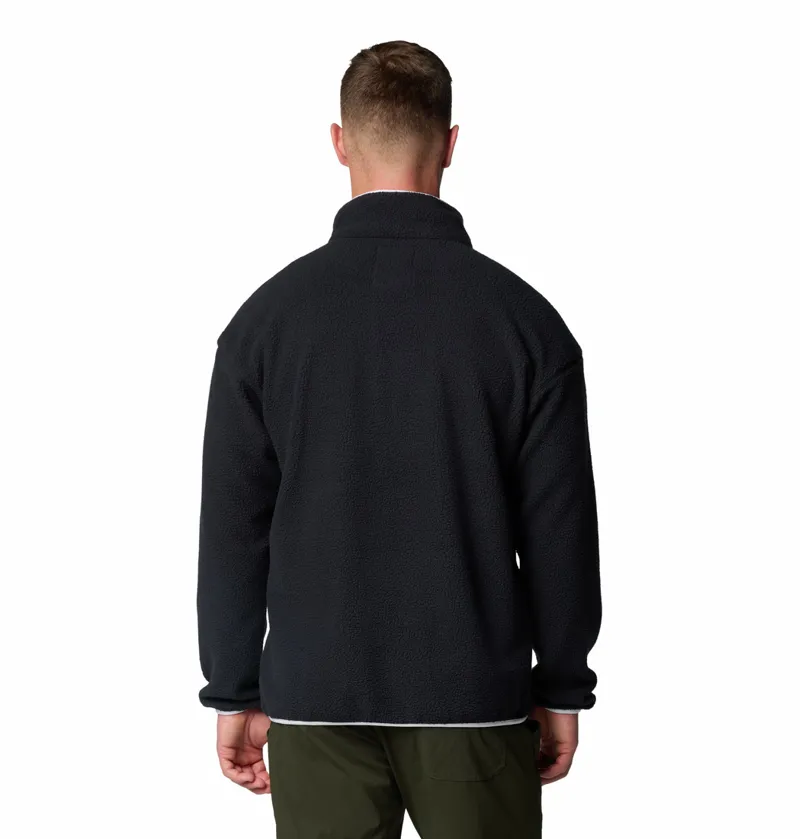 Columbia Men's Helvetia II Half Snap Fleece in Black-1