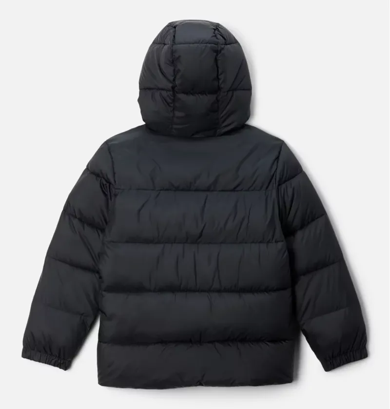 Columbia Kid's Puffect II Hooded Jacket in Black-1