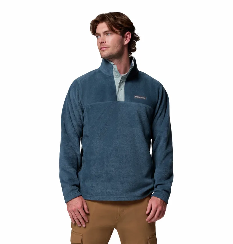 Columbia Men's Steens Mountain Half Snap II Fleece in Everblue-1