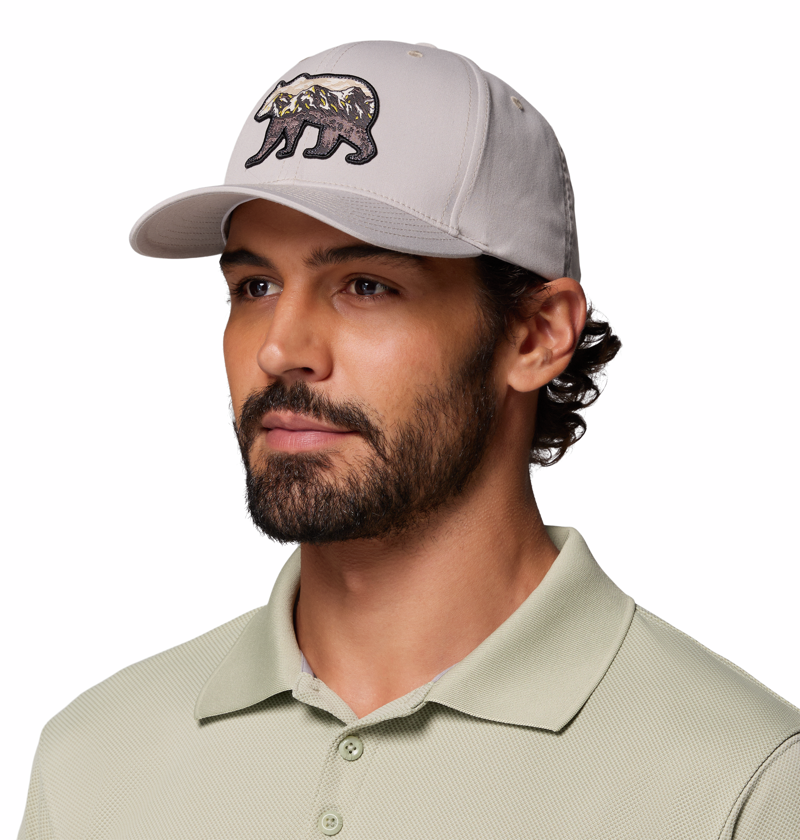 Columbia Lost Lager 3D Stretch Snapback in Flint Grey/Scenic Stroll-2