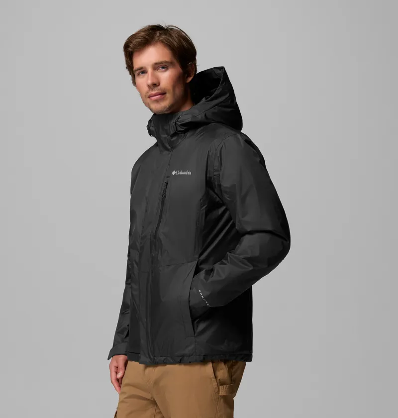 Columbia Men's Pouring Adventure Insulated Jacket in Black-2