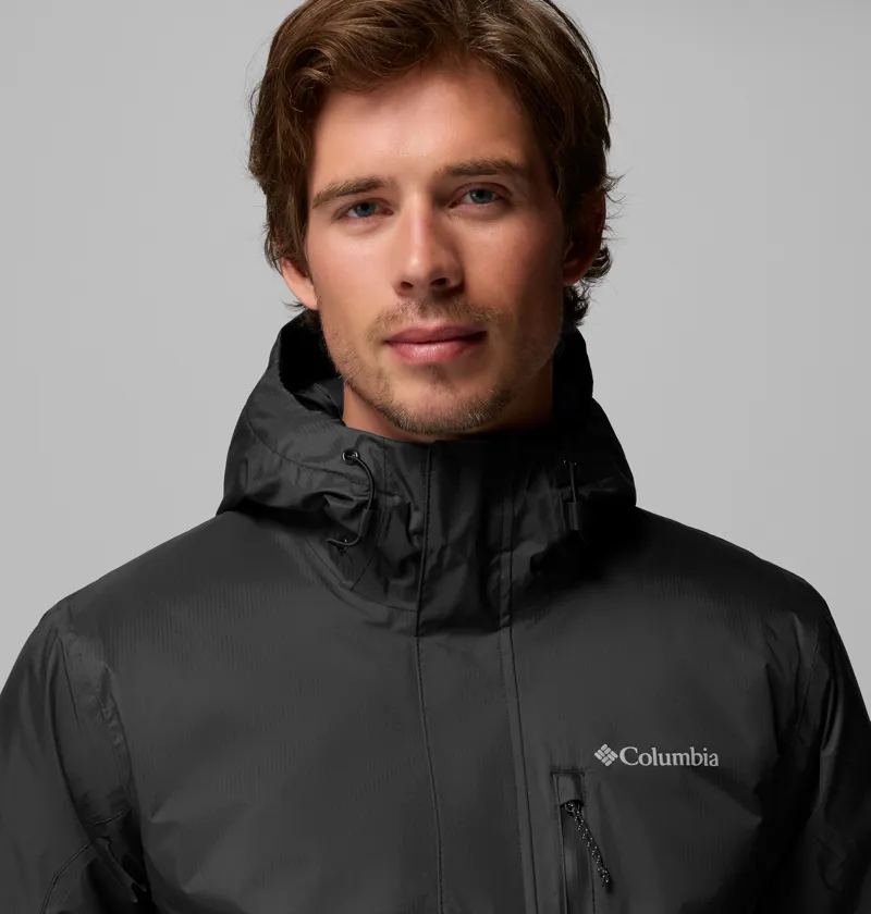 Columbia Men's Pouring Adventure Insulated Jacket in Black-4
