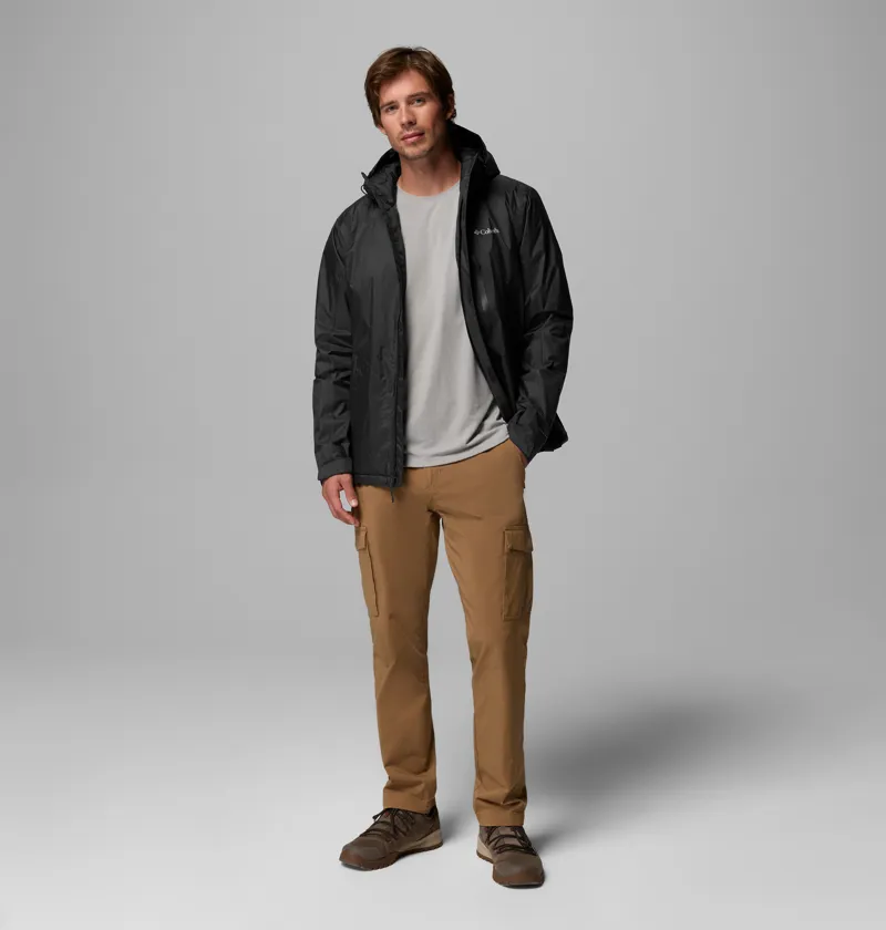 Columbia Men's Pouring Adventure Insulated Jacket in Black-6