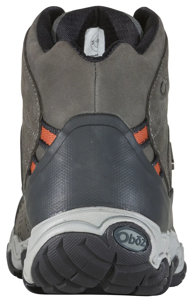 Oboz Men's Bridger Mid Waterproof Boots in Raven - Wide Fit-2