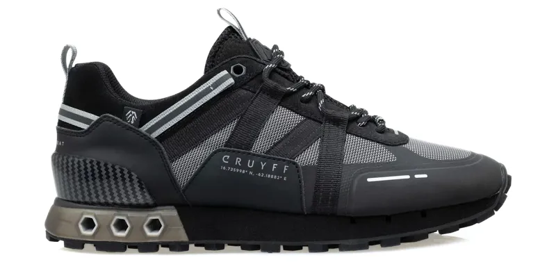 Cruyff Men's Interlace Hex-Tech Montserrat in Black