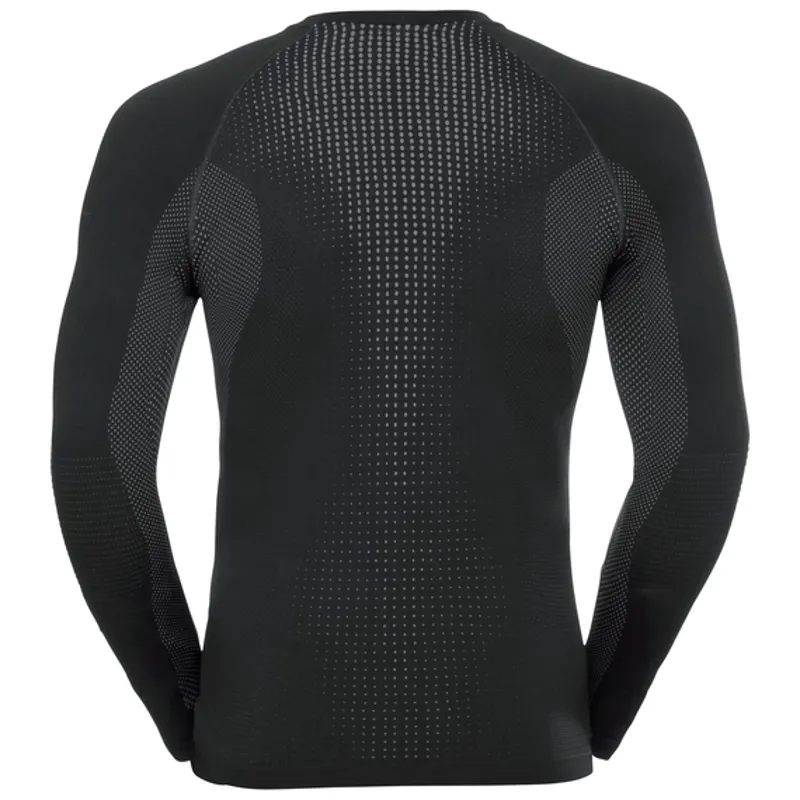 Odlo Men's Performance Warm Base Layer Long Sleeve Crew Neck Top-1