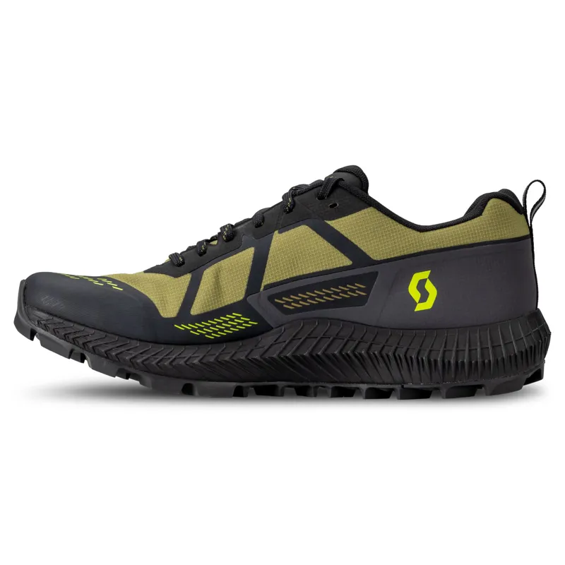 Scott Men's Supertrac 3 Shoe in Mud Green/Black-3