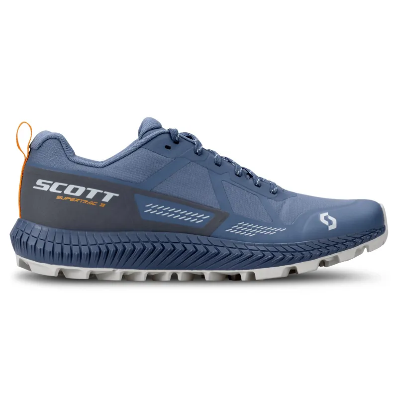 Scott Men's Supertrac 3 Shoe in Metal Blue/Dark Blue-2