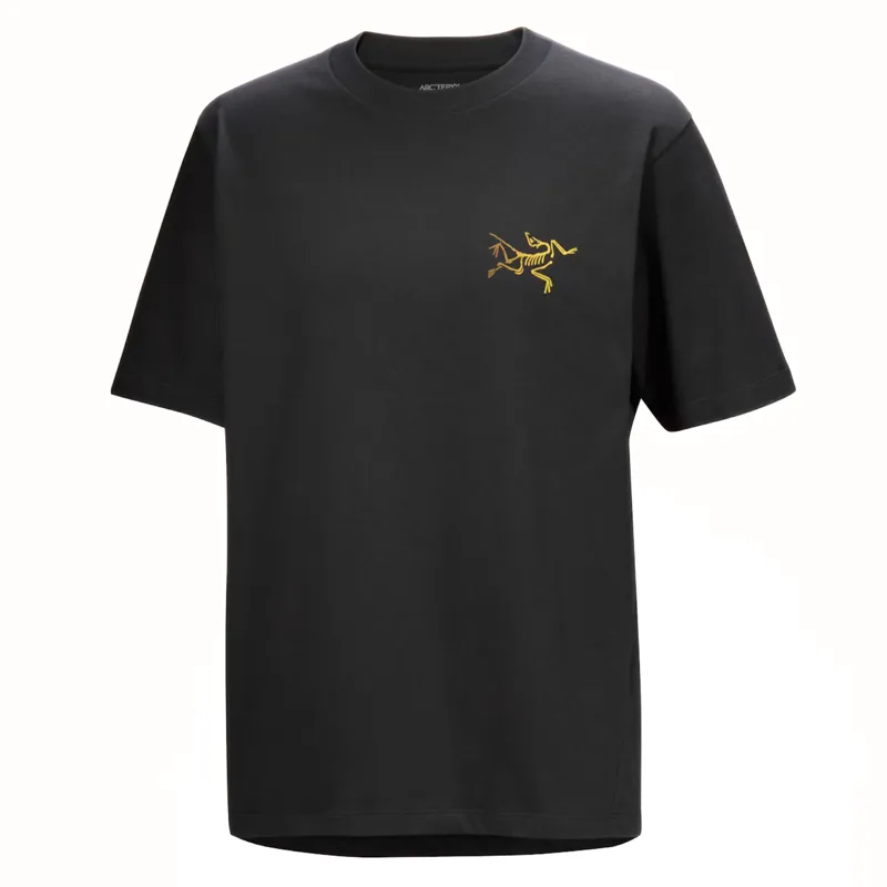 Arc'teryx Men's Kragg Cotton Logo Tee in 24K Black