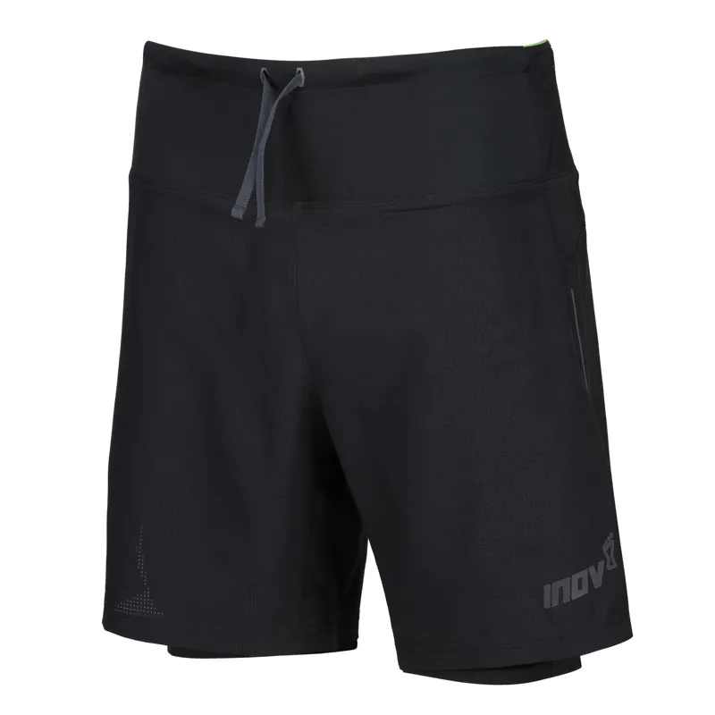 Inov-8 Men's TrailFly Ultra 7 2in1 Shorts in Black-1