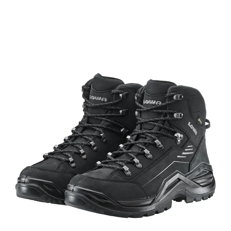 Lowa Men's Renegade Evo GTX Mid in Deep Black-1