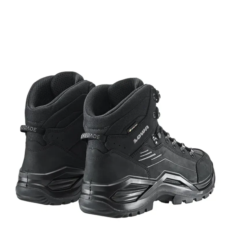 Lowa Men's Renegade Evo GTX Mid in Deep Black-2