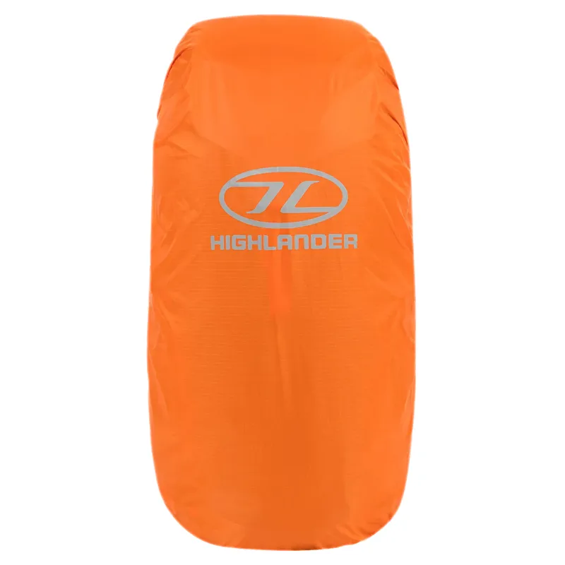 Highlander 40/50L Lightweight Rucksack Rain Cover in Orange
