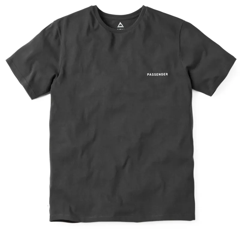 Passenger Men's Made To Roam Recycled Cotton T-Shirt in Black
