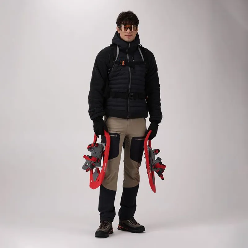 CMP Men's Hybrid Hooded Jacket in Antracite/Teak-3