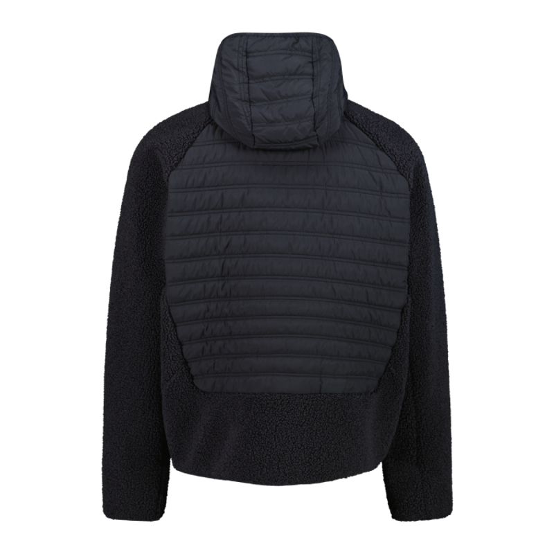 CMP Men's Hybrid Hooded Jacket in Antracite/Teak-2