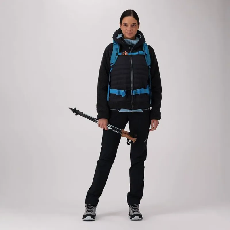CMP Women's Hybrid Hooded Jacket in Antracite-3