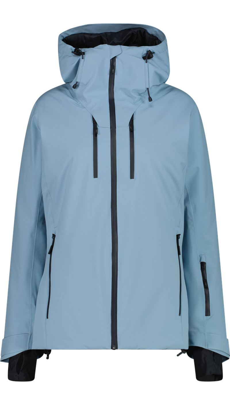 CMP Women's Stretch Hooded Ski Jacket in Cool Blue