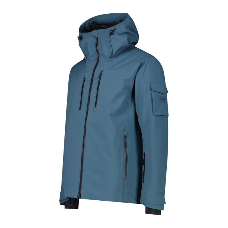CMP Men's Hooded Ski Jacket in Avio-1