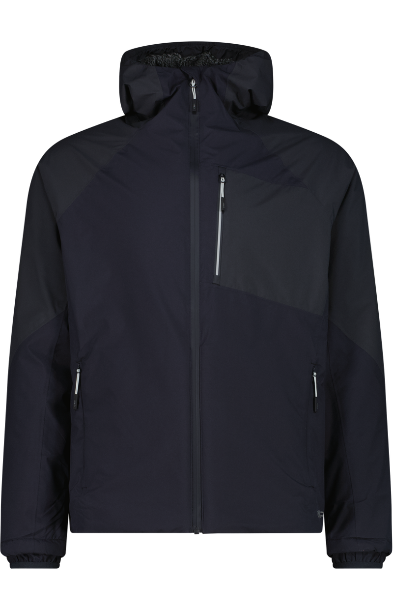 CMP Men's Waterproof Hooded Jacket in Nero