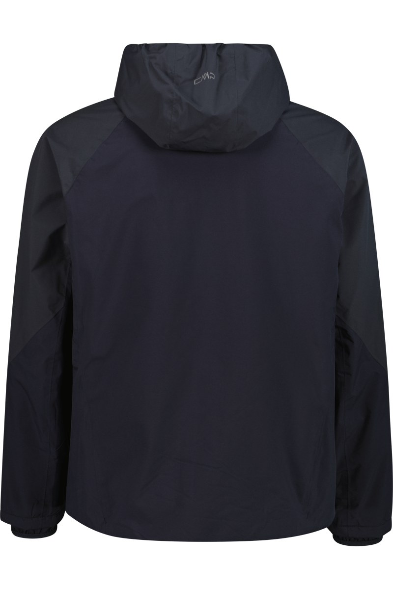 CMP Men's Waterproof Hooded Jacket in Nero-2