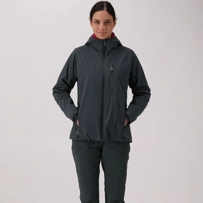 CMP Women's Waterproof Hooded Jacket in Nero/Antracite-4