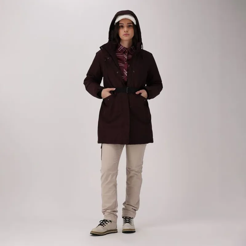 CMP Women's Ski Parka in Black Berry-7