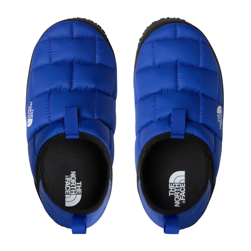 The North Face Kid's Thermoball Traction Mule II in Blue/White-3