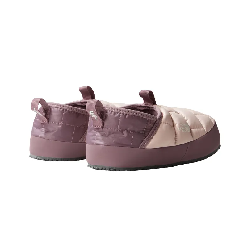 The North Face Youth's Thermoball Traction Mule II in Pink/Fawn Grey-3