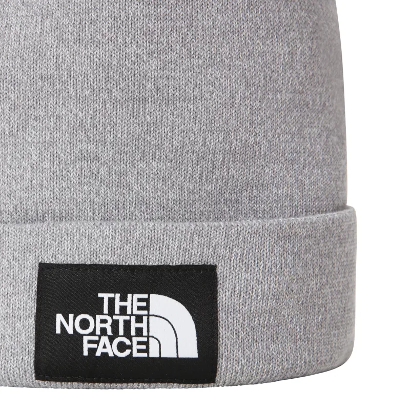 The North Face Dock Worker Recycled Beanie in Light Grey Heather-1