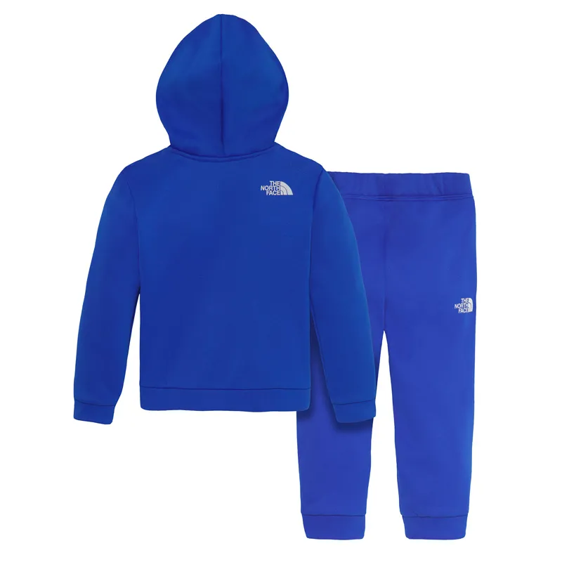 Blue and grey north best sale face tracksuit