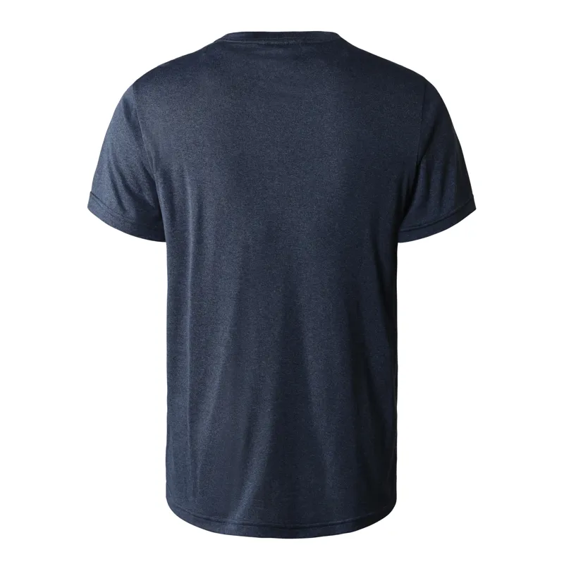 The North Face Men's Reaxion Amp Short Sleeve T-Shirt in Shady Blue Heather-1