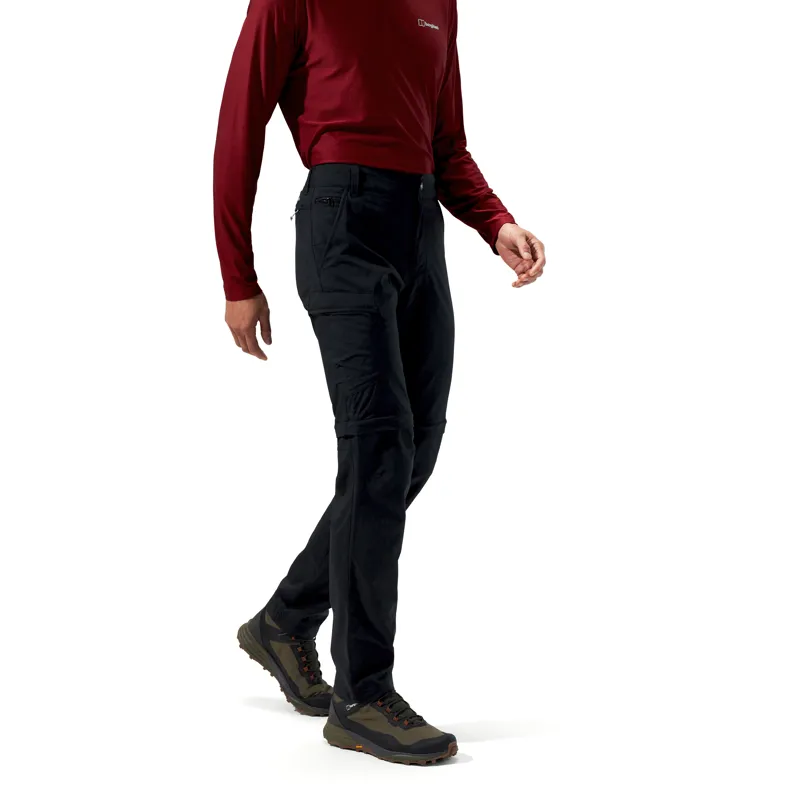 Berghaus Men's Navigator 2.0 Zip Off Pants in Black-2
