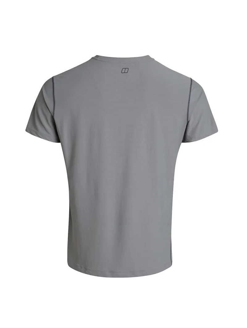 Berghaus Men's 24/7 Tech Tee Super Stretch Crew in Grey-1